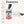 Cruise Squad acrylic luggage tag with navy anchor, red and gold stars, colourful streamers, and adjustable black leather strap