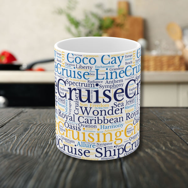 Royal Caribbean Cruise Words Mug Mug   