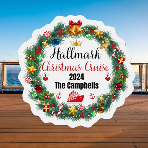 Hallmark Christmas Cruise Door Magnet Cruise Door Magnets   