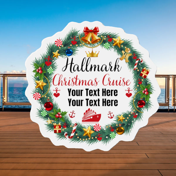 Hallmark Christmas Cruise Door Magnet Cruise Door Magnets   