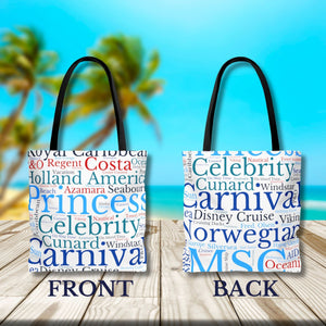 Cruise Words Tote Bag Bags Cruise Into