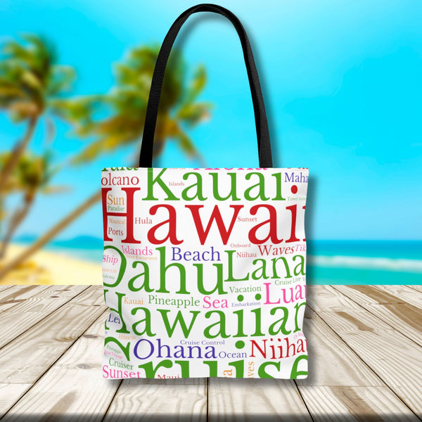 Hawaii Cruise Tote Bag Bags 13" × 13''  