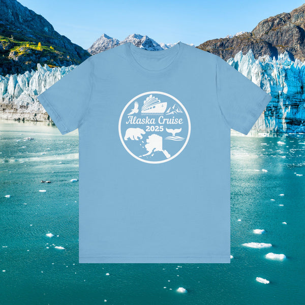 Alaska Cruise T-Shirt 2025 SHIRT Ocean Blue XS 