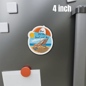 Here For The Sand and Sea Cruise Door Magnet Cruise Door Magnets Cruise Into