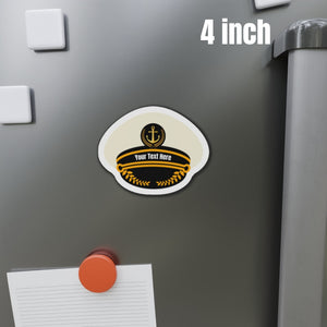 Personalized Captain Hat Cruise Door Magnet Cruise Door Magnets Cruise Into