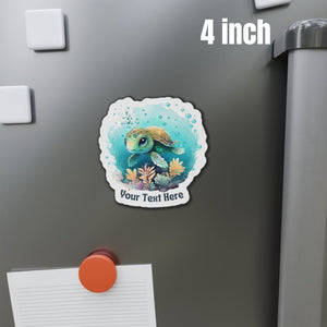 Personalized Sea Turtle Cruise Door Magnet