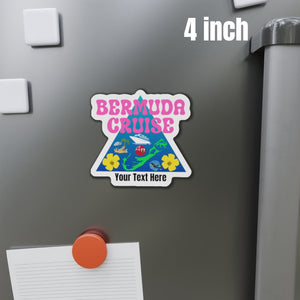 Personalized Bermuda Cruise Door Magnet