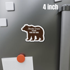 Personalized Alaska Bear Cruise Door Magnet Cruise Door Magnets Cruise Into