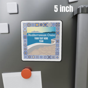Personalized Mediterranean Cruise Door Magnet Cruise Door Magnets Cruise Into