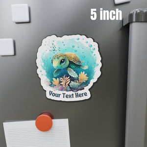 Personalized Sea Turtle Cruise Door Magnet