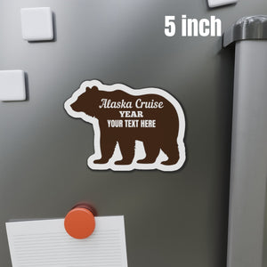 Personalized Alaska Bear Cruise Door Magnet Cruise Door Magnets Cruise Into