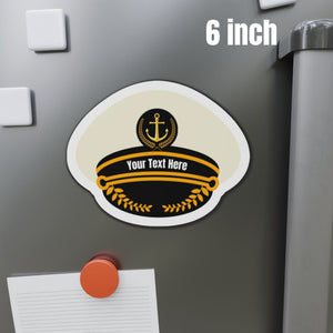 Personalized Captain Hat Cruise Door Magnet Cruise Door Magnets Cruise Into