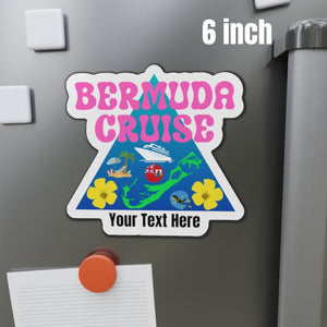 Personalized Bermuda Cruise Door Magnet