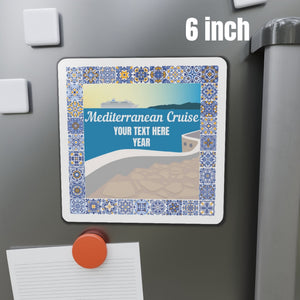 Personalized Mediterranean Cruise Door Magnet Cruise Door Magnets Cruise Into