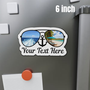 Personalized Caribbean Sunglasses Cruise Door Magnet Cruise Door Magnets Cruise Into