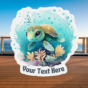 Personalized Sea Turtle Cruise Door Magnet Cruise Door Magnets Cruise Into