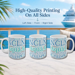 NCL Cruise-themed mug 