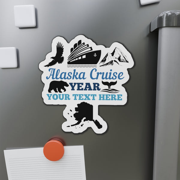 Personalized Alaska Cruise Door Magnet Cruise Door Magnets 6 × 6"  