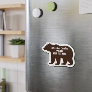 Personalized Alaska Bear Cruise Door Magnet Cruise Door Magnets Cruise Into