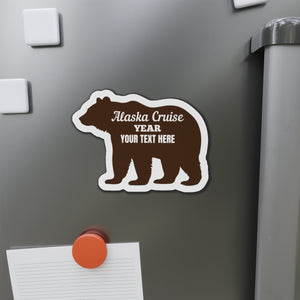 Personalized Alaska Bear Cruise Door Magnet Cruise Door Magnets Cruise Into