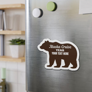 Personalized Alaska Bear Cruise Door Magnet Cruise Door Magnets Cruise Into