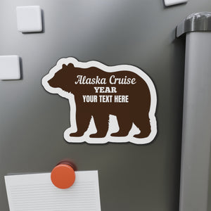 Personalized Alaska Bear Cruise Door Magnet Cruise Door Magnets Cruise Into