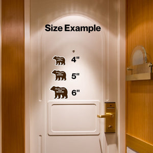 Personalized Alaska Bear Cruise Door Magnet Cruise Door Magnets Cruise Into