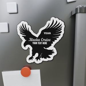 Personalized Eagle Alaska Cruise Door Magnet Cruise Door Magnets Cruise Into