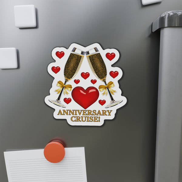 Anniversary Cruise Door Magnet Cruise Door Magnets 5" x 5"  