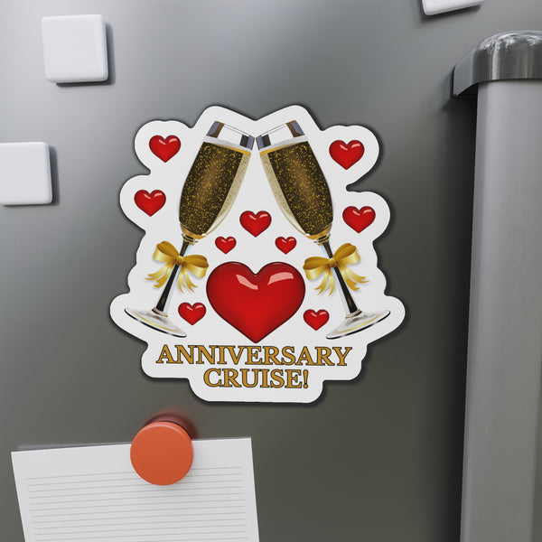 Anniversary Cruise Door Magnet Cruise Door Magnets 6" × 6"  