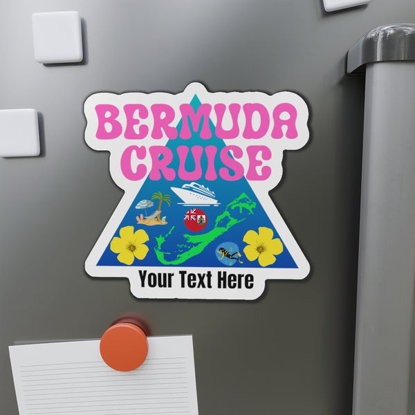 Personalized Bermuda Cruise Door Magnet Cruise Door Magnets 6 × 6"  