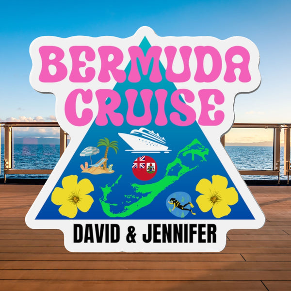Personalized Bermuda Cruise Door Magnet Cruise Door Magnets Cruise Into