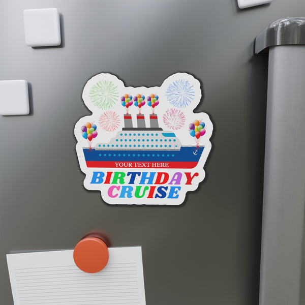 Personalized Birthday Cruise Door Magnet Cruise Door Magnets 5" x 5"  