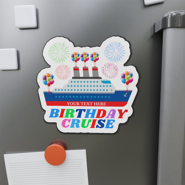 Personalized Birthday Cruise Door Magnet Cruise Door Magnets 6" × 6"  