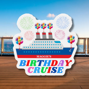 Personalized Birthday Cruise Door Magnet Cruise Door Magnets Cruise Into