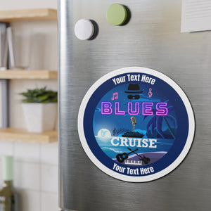 Personalized Blues Cruise Door Magnet Cruise Door Magnets Cruise Into