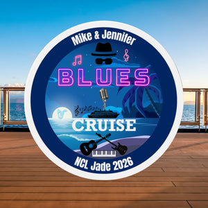 Personalized Blues Cruise Door Magnet Cruise Door Magnets Cruise Into