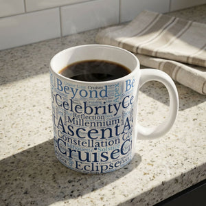 Celebrity Cruise Words Coffee Mug Mug Cruise Into