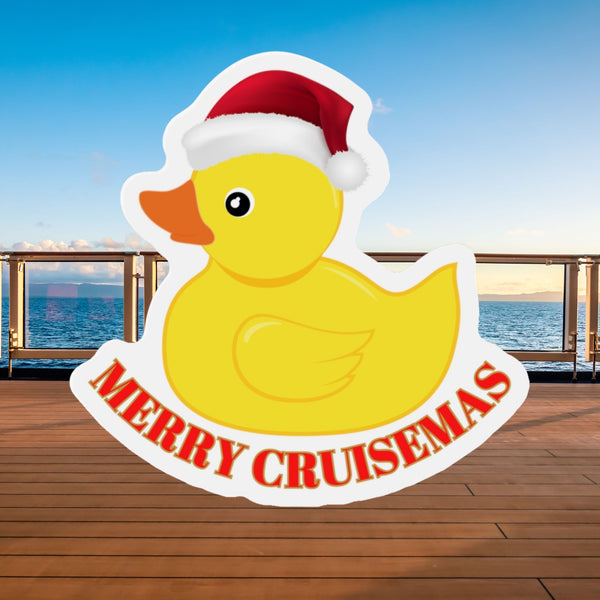 Christmas Cruising Duck Cruise Door Magnet Cruise Door Magnets Cruise Into