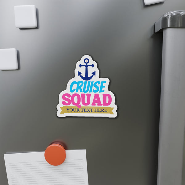 Personalized Cruise Squad Cruise Door Magnet Cruise Door Magnets 4" x 4"  