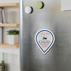 Cruise Words Destination Pin Cruise Door Magnet Cruise Door Magnets Cruise Into