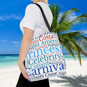 Cruise Words Tote Bag Bags Cruise Into