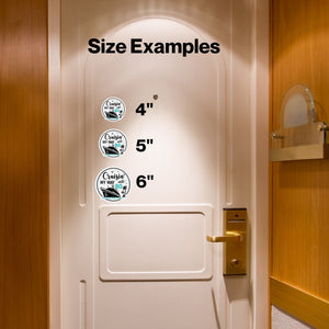 Cruisin' My Way Into 80 Birthday Cruise Door Magnet Cruise Door Magnets Cruise Into