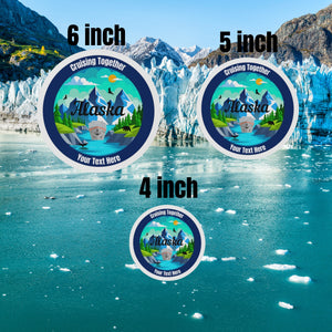 Personalized Alaska Cruising Together Magnet Cruise Door Magnets Cruise Into