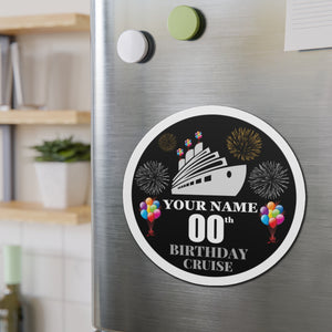 Custom Birthday Cruise Door Magnet Home Decor Cruise Into