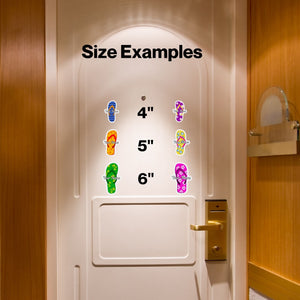 Personalized Flip Flop Cruise Door Magnets Cruise Door Magnets Cruise Into