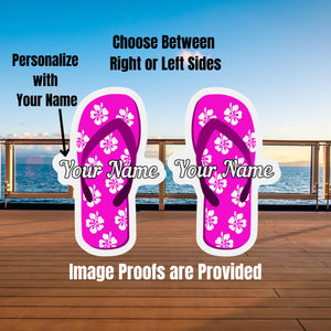 Personalized Flip Flop Cruise Door Magnets Cruise Door Magnets Cruise Into