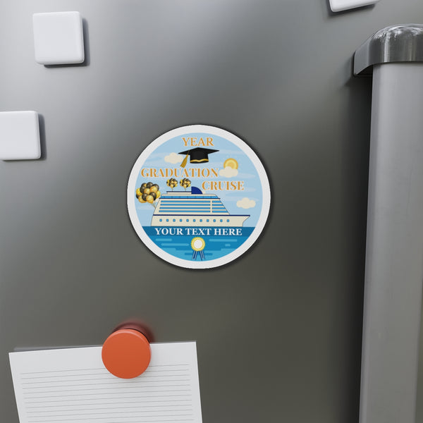 Personalized Graduation Cruise Door Magnet Cruise Door Magnets 4" x 4"  