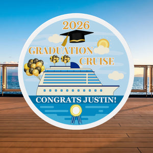 Personalized Graduation Cruise Door Magnet Cruise Door Magnets Cruise Into