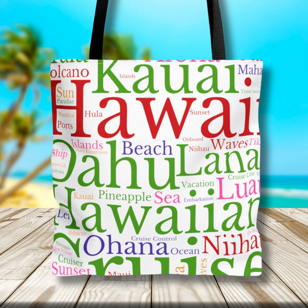 Hawaii Cruise Tote Bag Bags 18" × 18''  